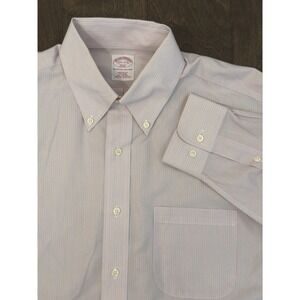 Brooks Brothers 346 Multicolor Striped Button Down Shirt Men's Size 15.5/2-3 L/S